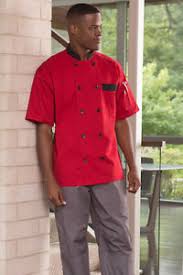 Uncommon Threads Chef Jacket Coat Bristol 0423 Color Red