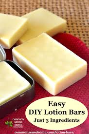 lotion bar recipe easy to make with