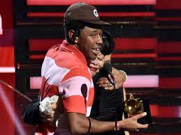 Tyler, the creator is an american musician in all aspects, including producing, directing music videos as well as writing and performing as an artist. Tyler The Creator Accepts Best Rap Album Grammy For Igor Alongside His Tearful Mother Hiphopdx