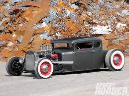 1930 ford model a coupe slammed