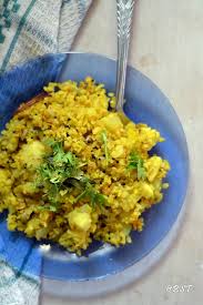 aloo poha batata poha beaten rice