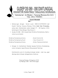 Ikatan pencak silat indonesia (ipsi) kabupaten belitung timur sekretariat : Contoh Surat Mandat Gudang Surat