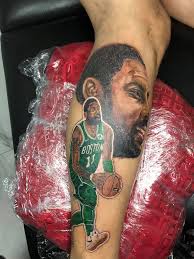 4 059 397 · обсуждают: Bptattoo Kyrie Irving Portrait Tattoo First Session Facebook