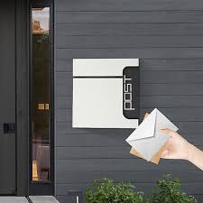 Steel Wall Mount Mailbox Security