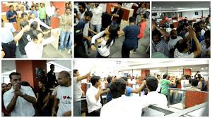 Flash Mob At Head Infotech Head Digital Works Office