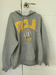 New ucla bruins colosseum blue heathered hoodie hooded ls shirt women's m. H M Ucla Hoodie Women S Fashion Tops Others Tops On Carousell