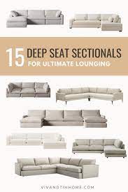 15 best deep sectional sofas for