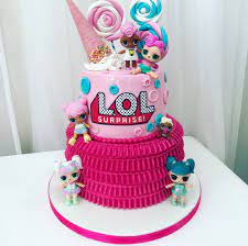 League of legends (lol) birthday cake. Lol Surprise Doll Birthday Cake Luscious Lovelies Cakes
