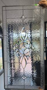 Clear Beveled Leaded Stained Glass
