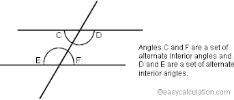 what is alternate interior angles