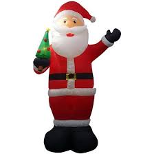 Find all cheap home accents holiday clearance at dealsplus. Home Accents Holiday 12 Ft Pre Lit Inflatable Santa Holding Tree Airblown Inflatable Santa Potted Christmas Trees Christmas Tree With Presents
