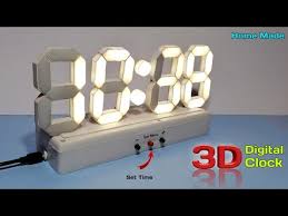 Diy 7 Segment Digital Clock With Rtc