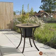 Mondawe Round Outdoor Dining Table 28 In W X 28 In L