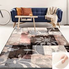 area rug non slip washable soft carpet