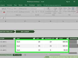 How To Create An Inventory List In Excel With Pictures Wikihow