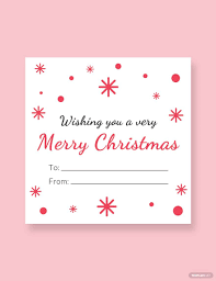 christmas gift template in word free