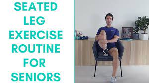 seated leg exercise routine for seniors