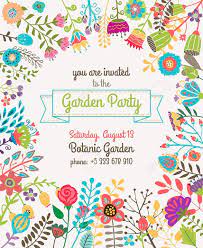 Free Invitation Garden Party Templates