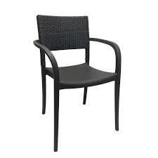 Java Stacking Outdoor Dining Arm Chair