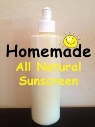 home made sunscreen lotion