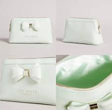 ted baker aimee glossy bow makeup bag
