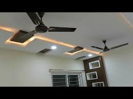 2 fans adjust false ceiling design