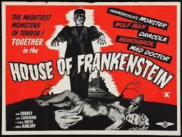 House of Frankenstein Framed Horror Movie Poster Wall Art — MUSEUM OUTLETS