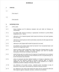 Commercial Rental Agreement Format Commercial Building Lease Form
