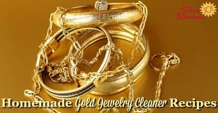 homemade gold jewelry cleaner recipes