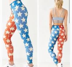 american themed yoga leggings