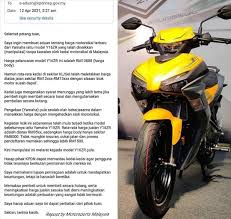 10.9 kw @ 8,500rpm to. Netizen Kritik Harga Motosikal Terlalu Mahal Kosmo Digital