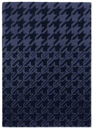 navy blue rug in a pattern