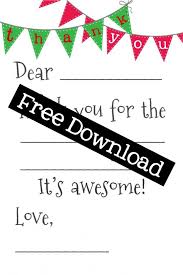 Free Fill In The Blank Thank You Cards Thank You Notes Pinterest