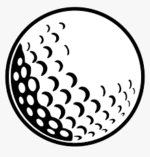 Clip Art Golf Ball Vector - Golf Ball Black And White, HD Png Download ,  Transparent Png Image - PNGitem
