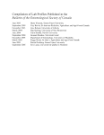 lab profiles - Entomological Society of Canada