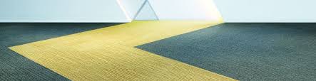 interface carpet tiles and resilient