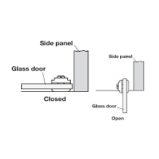 90 Glass Door Pivot Hinges For Inset Doors