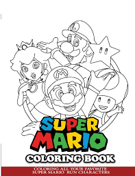 We will be coloring some video game characters today. Super Mario Coloring Bilscreen