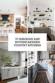 modern country kitchens