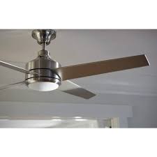 led indoor brushed nickel ceiling fan