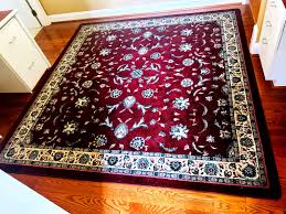 milliken isfahan garnet color square rug