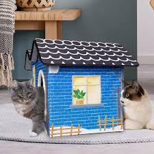 marunda large heated cat house for