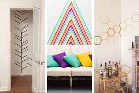 Diy Washi Tape Wall Decoration Ideas