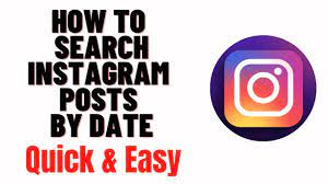how to search instagram posts by date,how to search instagram photos by date  - YouTube