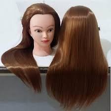 wig headform color practice dish hair