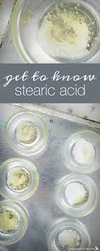 stearic acid liquid oil ratios