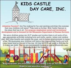 kids castle daycare inc monticello mn