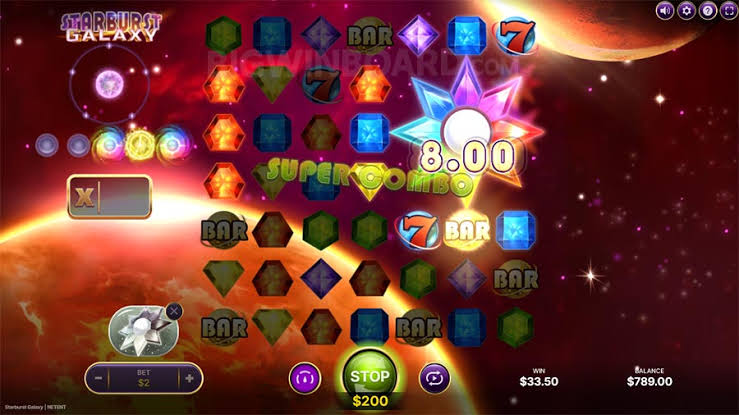 Starburst Galaxy (NetEnt) Slot Review & Demo