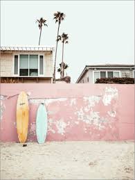 Surfboards At The Beach House Print By