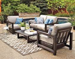 Canvas Greystone Patio Conversation Set